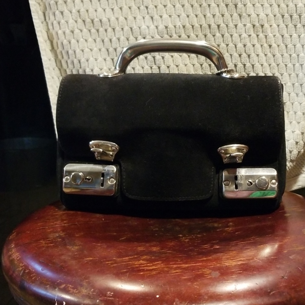 Vintage suede bag